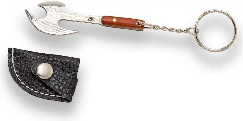 Joker Viking Axe Damascus Imitation 72mm přívěsek na klíče