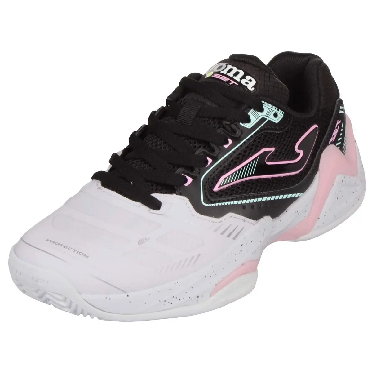 Joma Set Lady 2501 dámská tenisová obuv černá-růžová