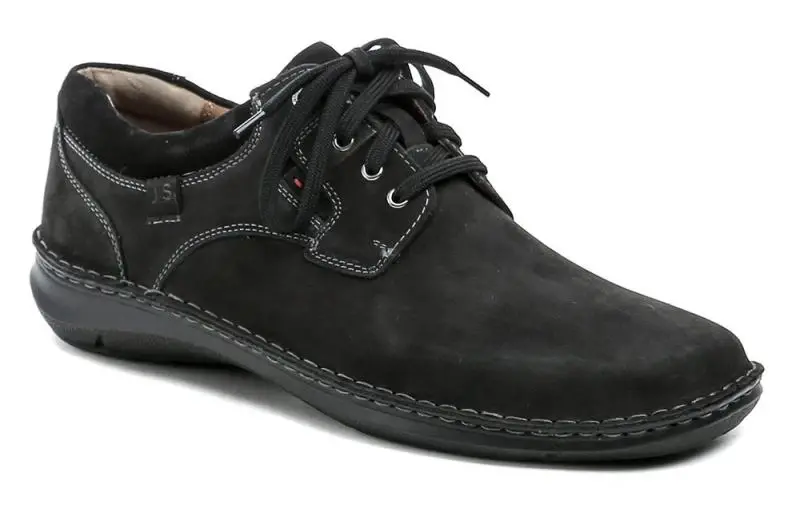 Josef Seibel 44936 černé pánské nadměrné polobotky