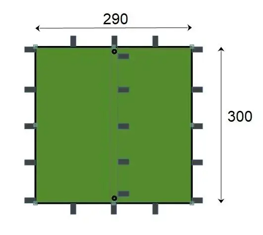Jurek ARM 3x3 bivakovací plachta