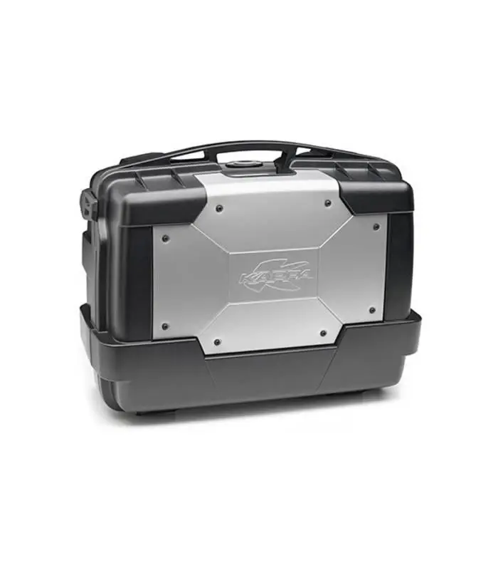 Kappa MONOKEY TopCase/Boční kufr GARDA - 33l, (stříbrný/černý, kompozit)