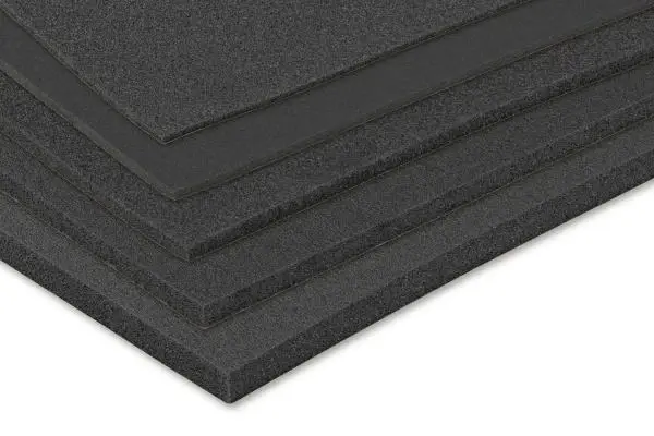 Kavan černá mechová lepicí deska tl. 8x310x210mm