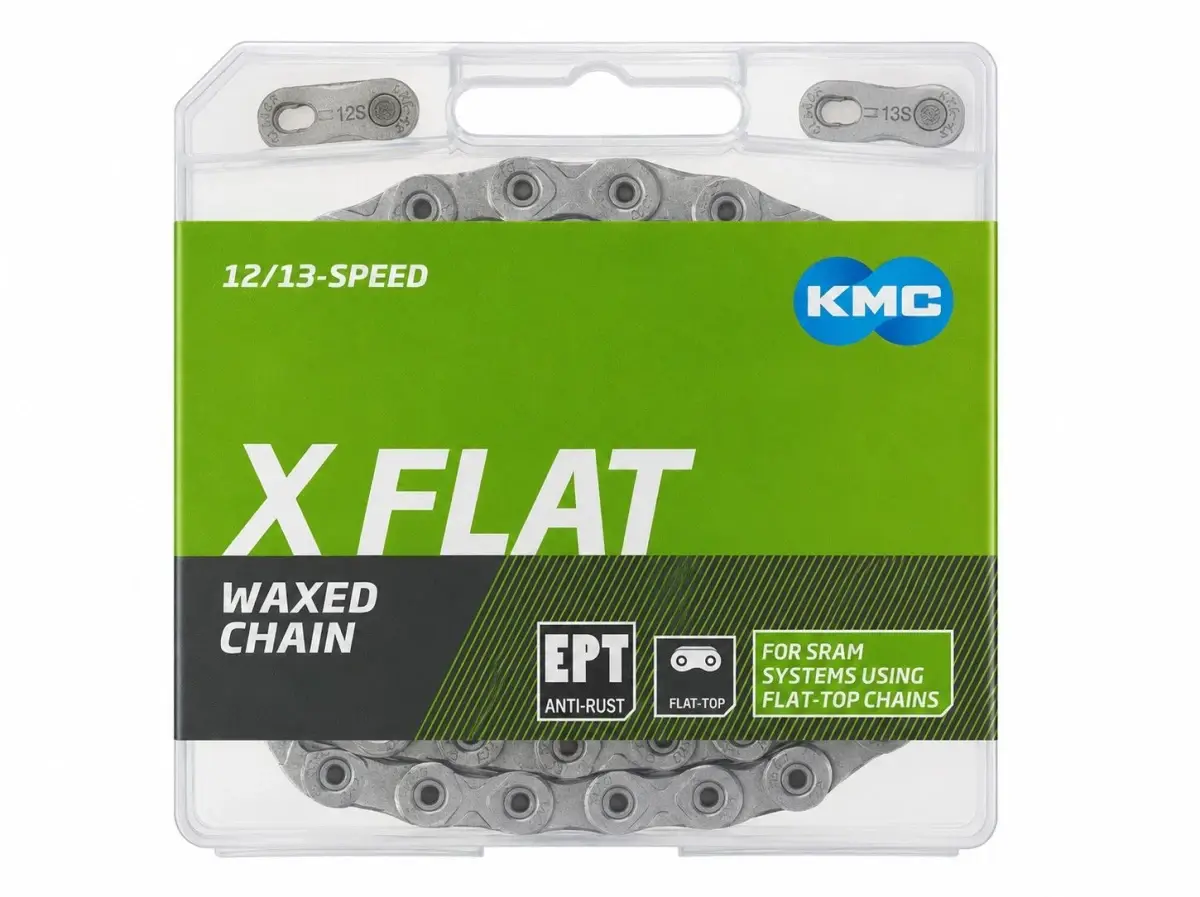 KMC X-flat EPT Waxed BOX Stříbrný řetěz