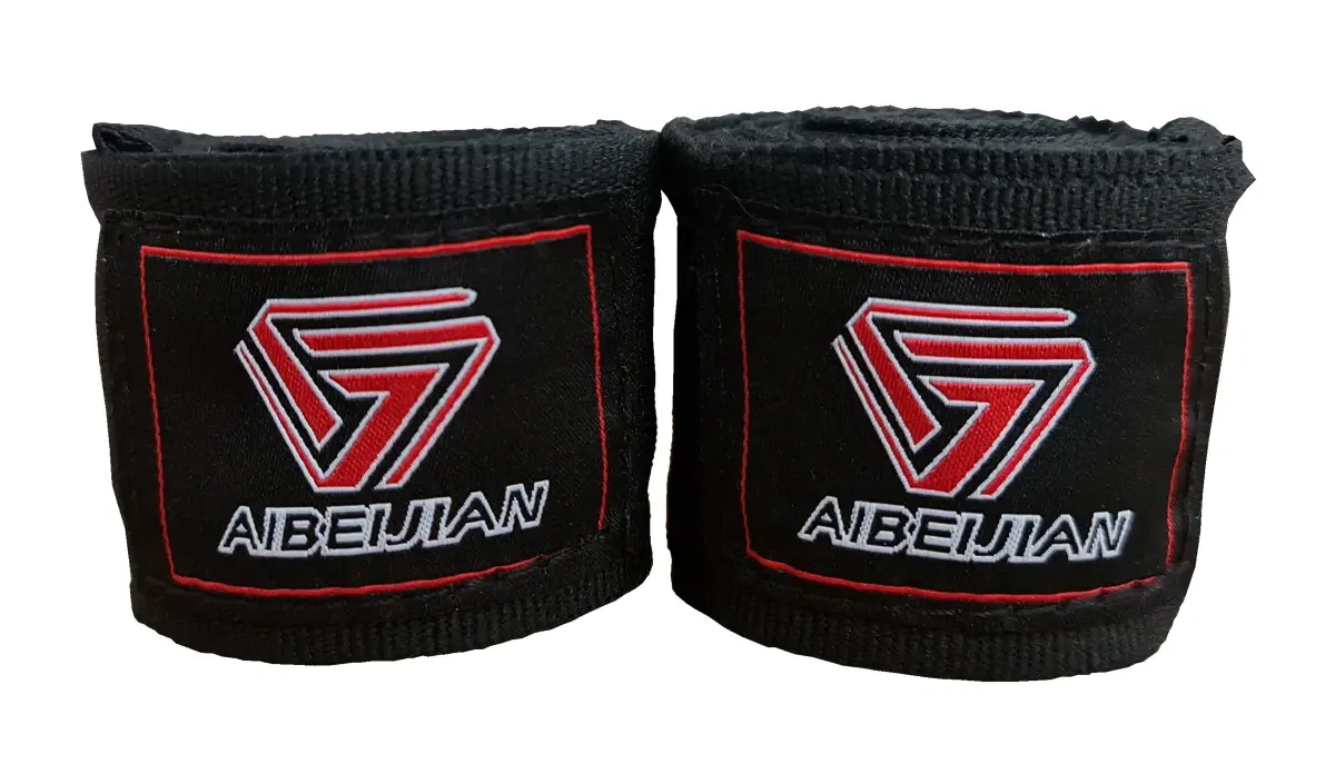 Kubisport Boxerské bandáže na ruce elastické 3 m černé