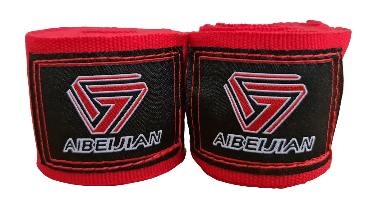 Kubisport Boxerské bandáže na ruce elastické 3 m červené