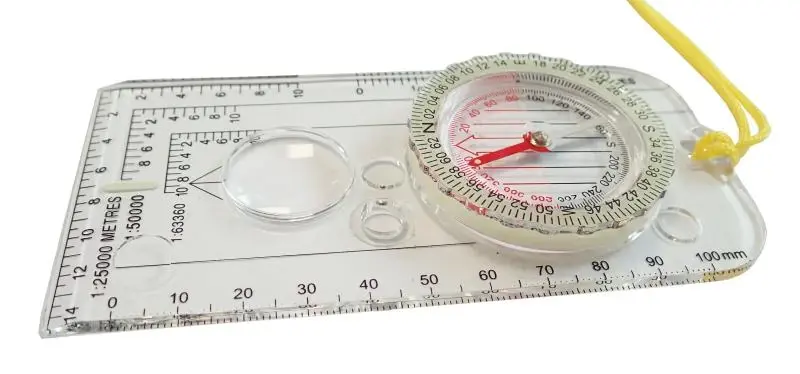 Kubisport Buzola speciál s průhlednou destičkou 126 x 60 mm