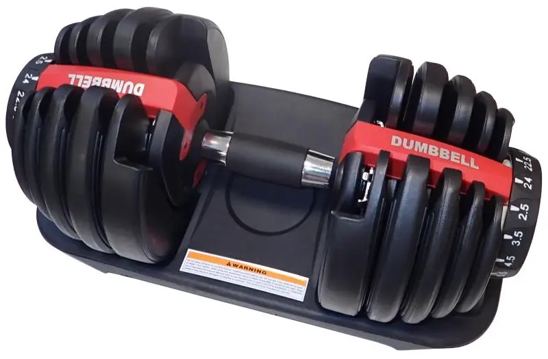 Kubisport Nastavitelná jednoruční činka 15v1 hmotnost 24 kg