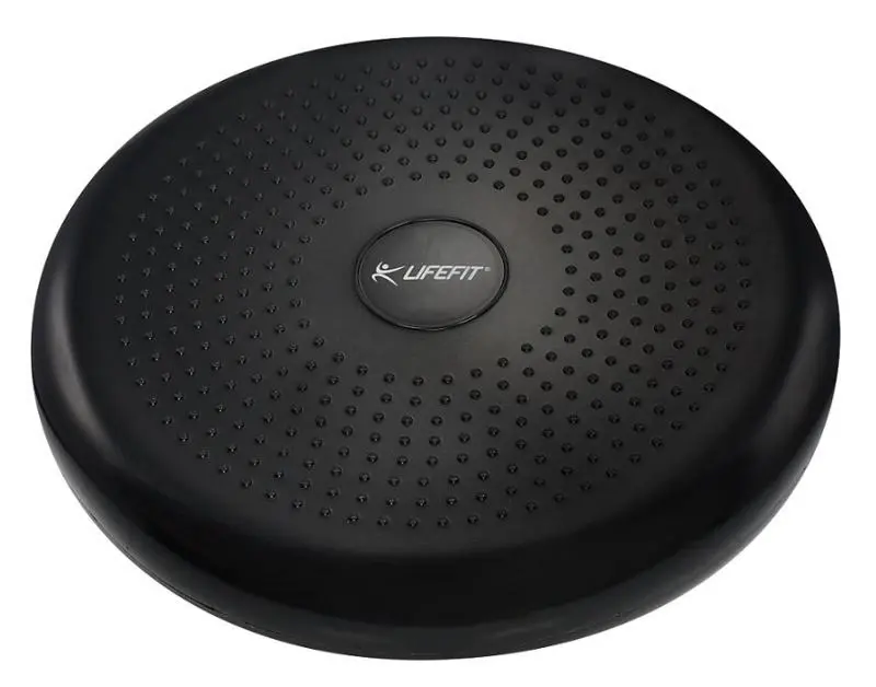 Lifefit Balanční masážní polštářek Balance Cushion 33cm černý