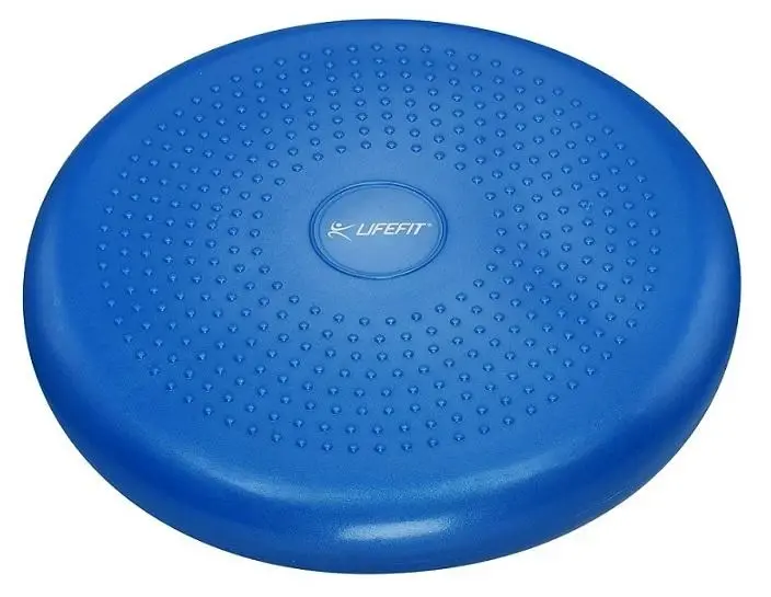 Lifefit Balanční masážní polštářek Balance Cushion 33cm modrý