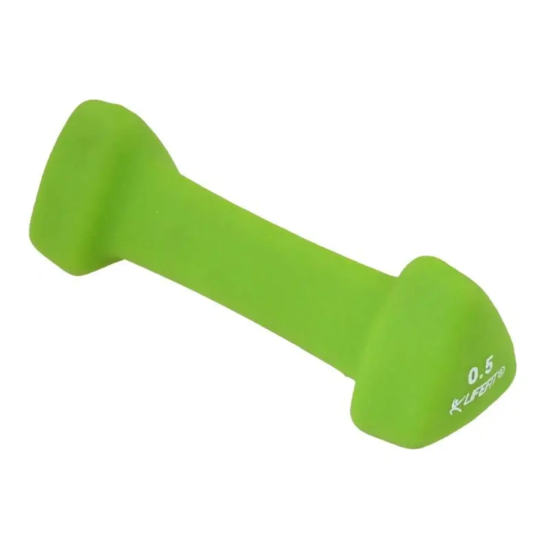 Lifefit Neoprenová činka Triangle 1 x 0.5 kg zelená