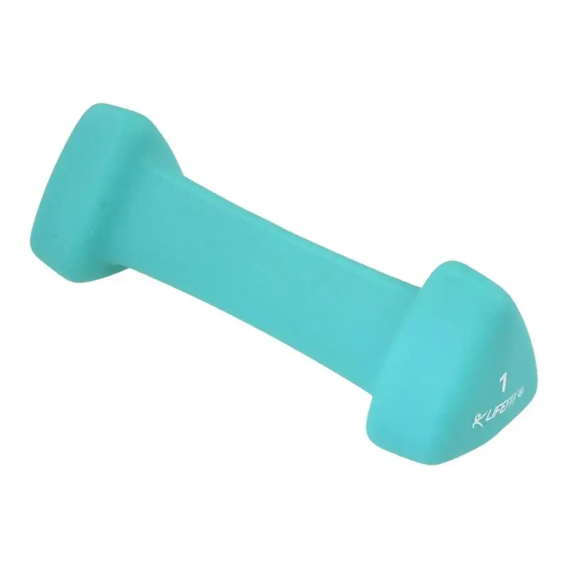 Lifefit Neoprenová činka Triangle 1 x 1.0 kg tyrkysová