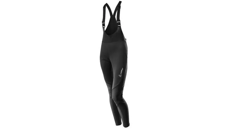 Löffler WARM-UP BIB WS WARM 2022 dámské kalhoty POUZE 34/XS - černá (VÝPRODEJ)