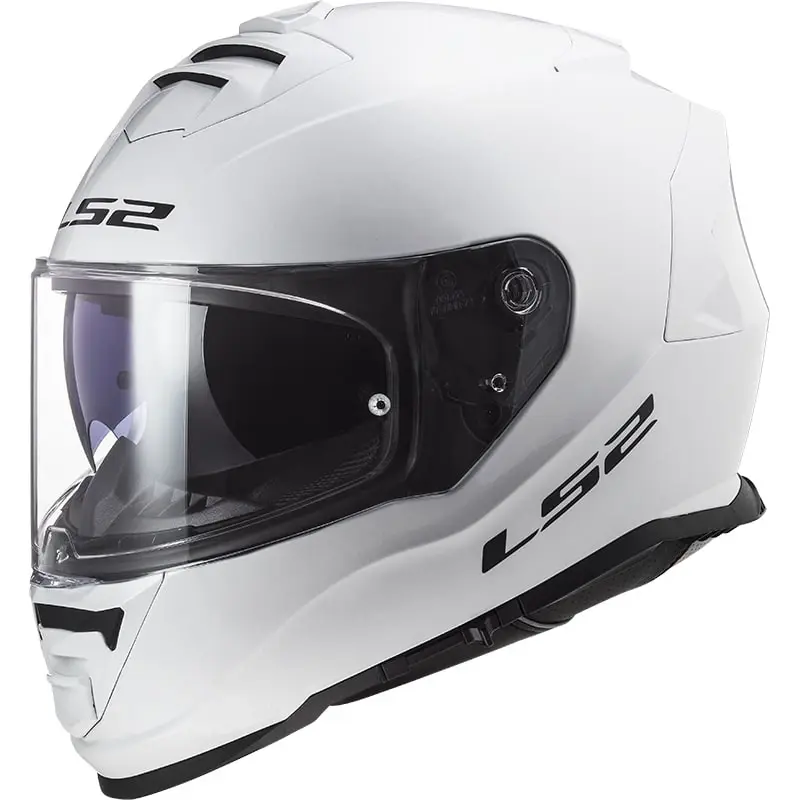 LS2 FF800 Storm Solid bílá XS integrální přilba na motorku