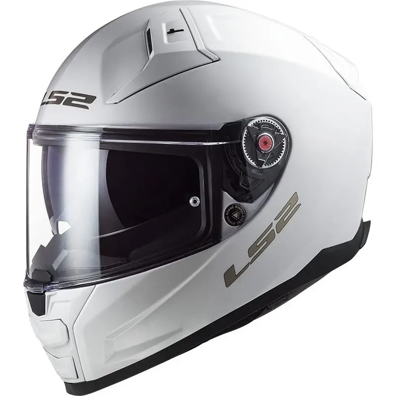 LS2 FF811 Vector II Solid bílá integrální helma na motorku