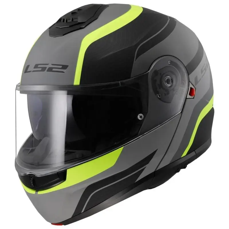 LS2 Vyklápěcí přilba FF908 Strobe II Monza černo-fluo žlutá