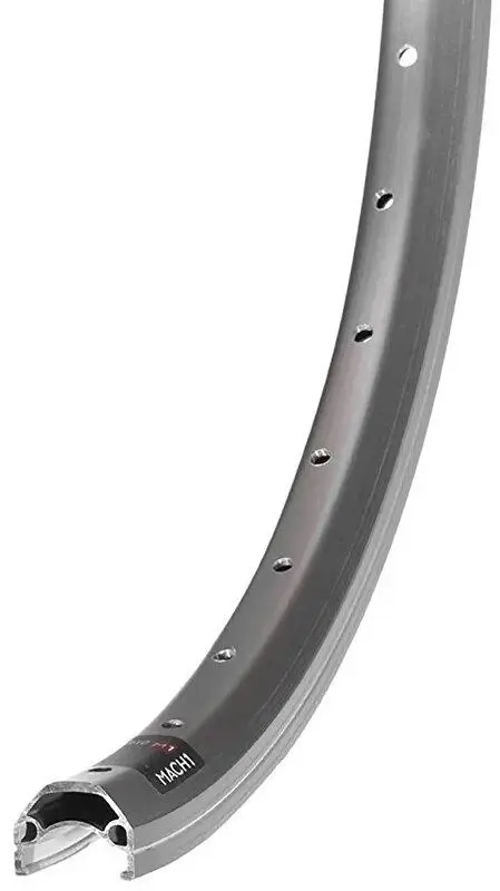 Mach1 ráfek 26" ER-10 V-brake 36děr/1nýt stříbrný