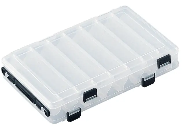 Meiho Reversible 165 průhledně-černý rybářský box