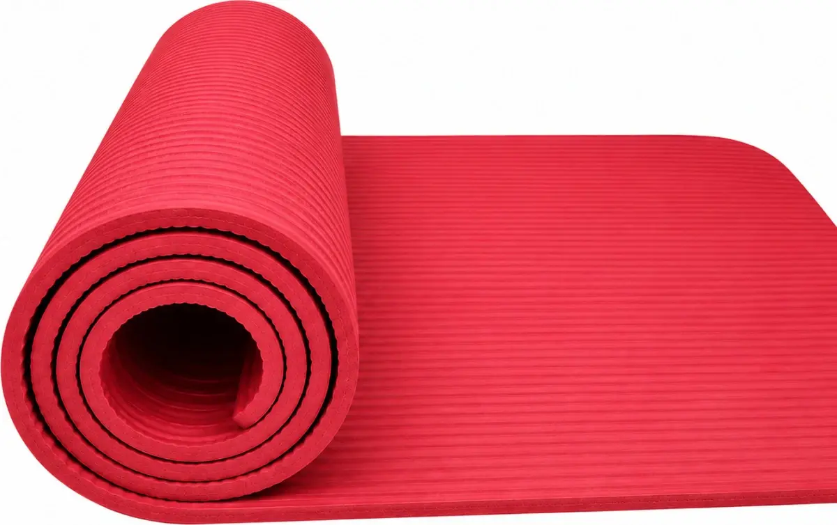 Merc sport Yoga Mat NBR 15 mm – podložka na cvičení červená