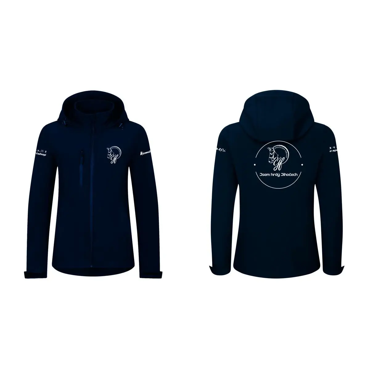 Merco ČJF Trail W navy dámská softshellová bunda