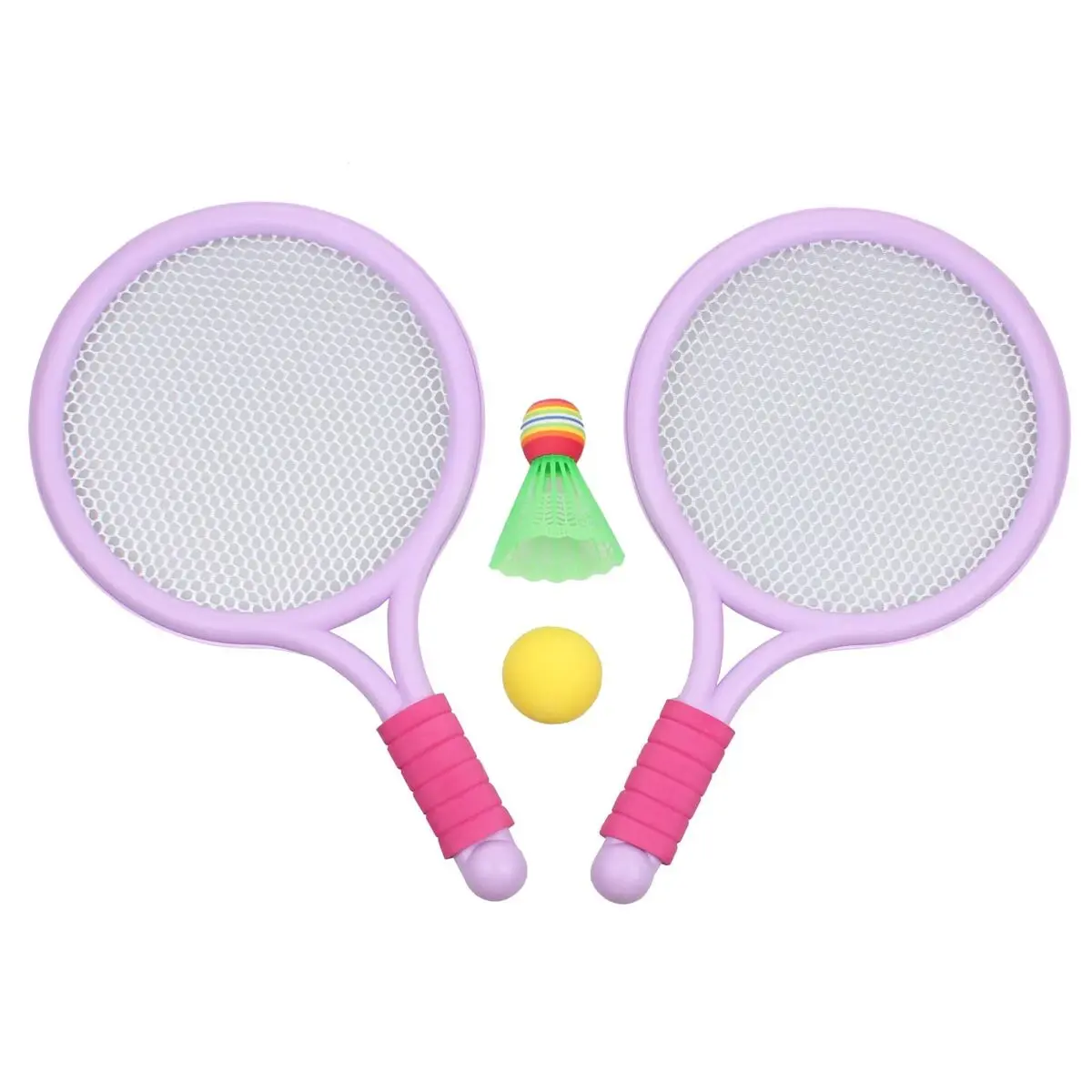 Merco Racket Ball Games sada pálek s míčky fialová