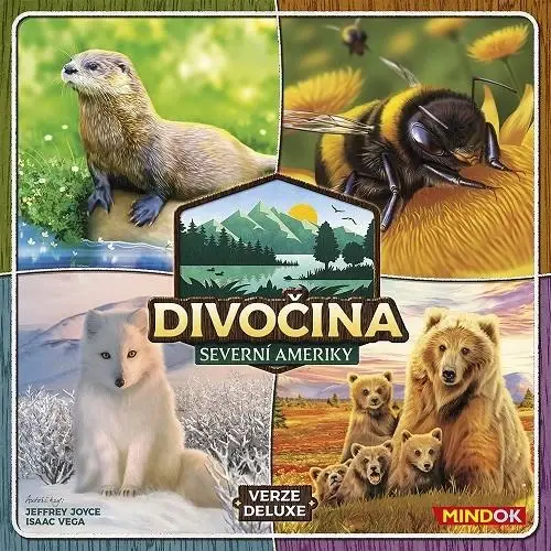 Mindok Divočina Severní Ameriky Deluxe verze karetní hra