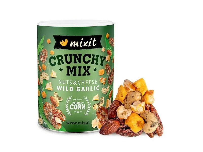 Mixit Crunchy Mix Nut&Cheese Wild Garlic 300g