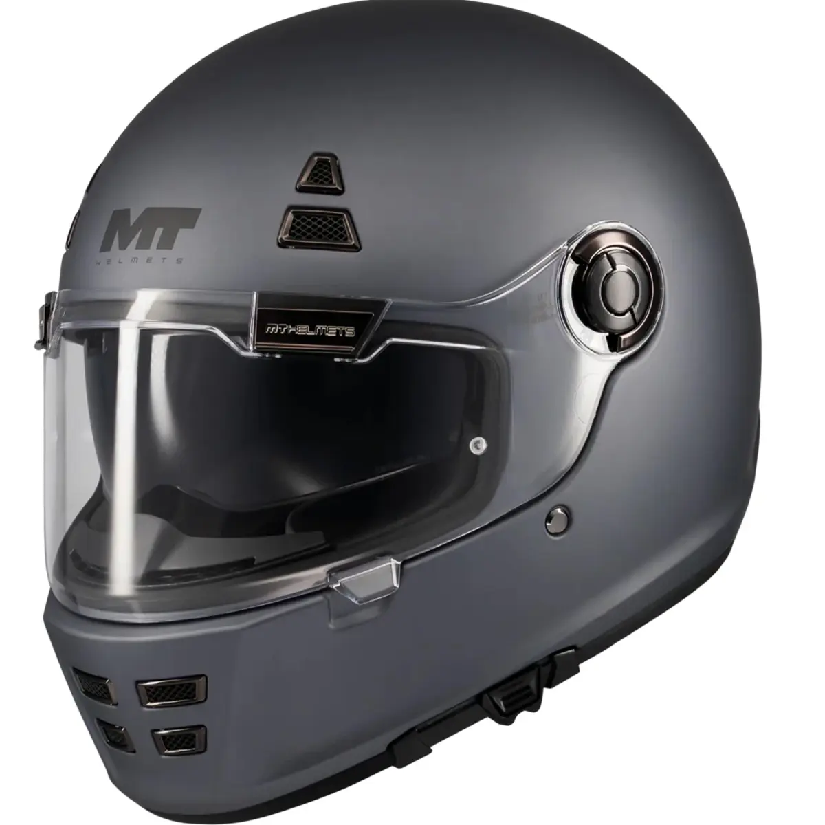 MT Helmets Jarama SV Pure A2 matná šedá integrální helma na motorku