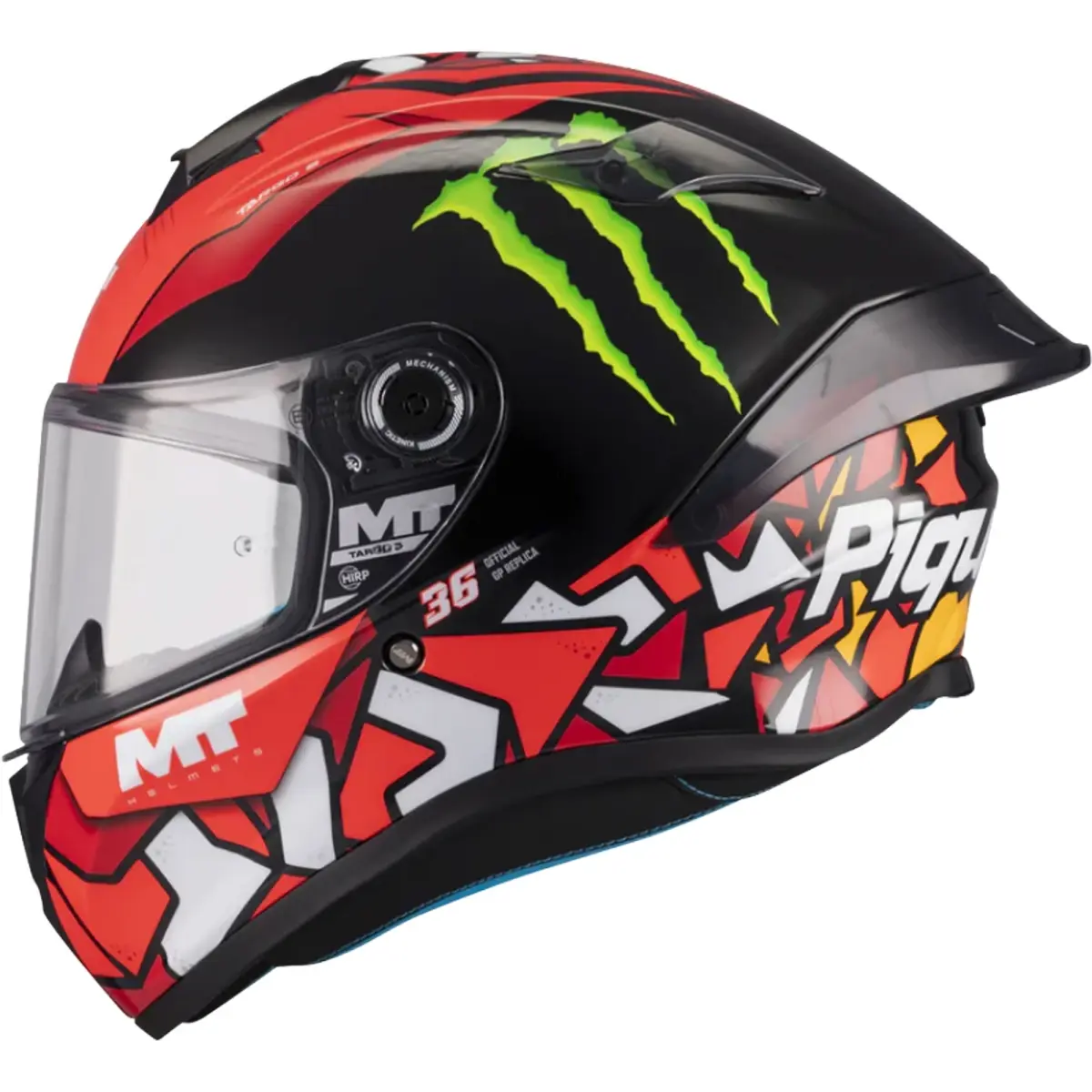 MT Helmets Targo S Piqueras B5 černo-červená integrální helma na motorku