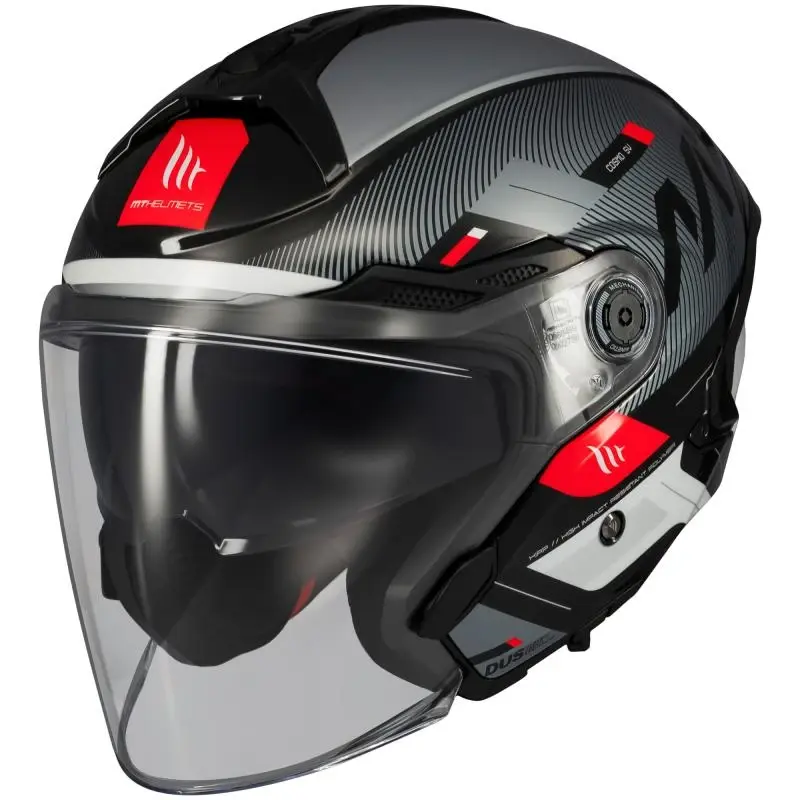 MT Helmets Cosmo SV Silence černo-šedo-bílá