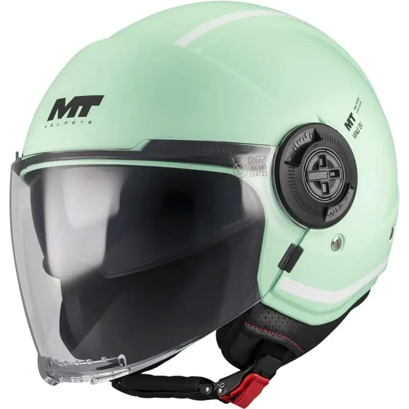 MT Helmets Otevřená helma Viale SV S Tasty C6 matná pastelově zelená