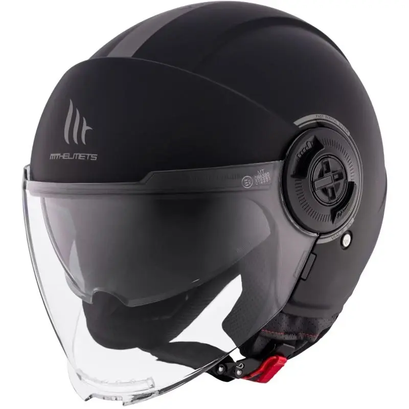 MT Helmets Otevřená přilba na motorku Viale SV S černá matná POUZE XS: 53-54 cm (VÝPRODEJ)