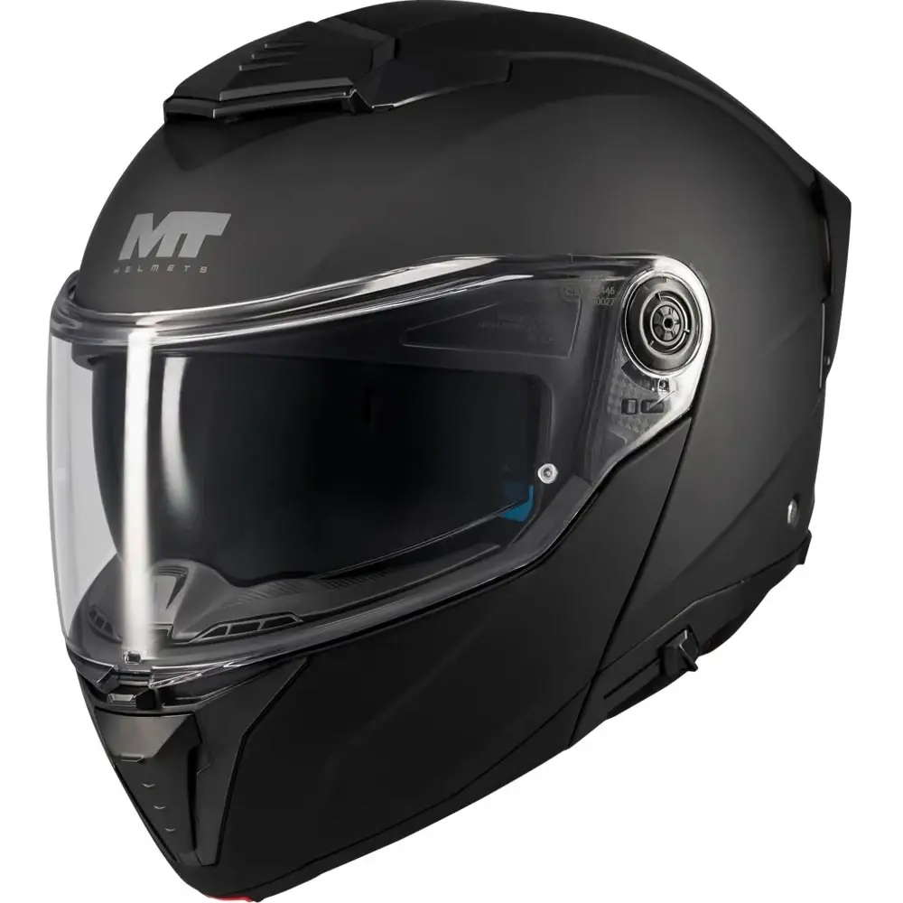 MT Helmets Atom 2 SV Pure A1 matná černá výklopná helma na motorku
