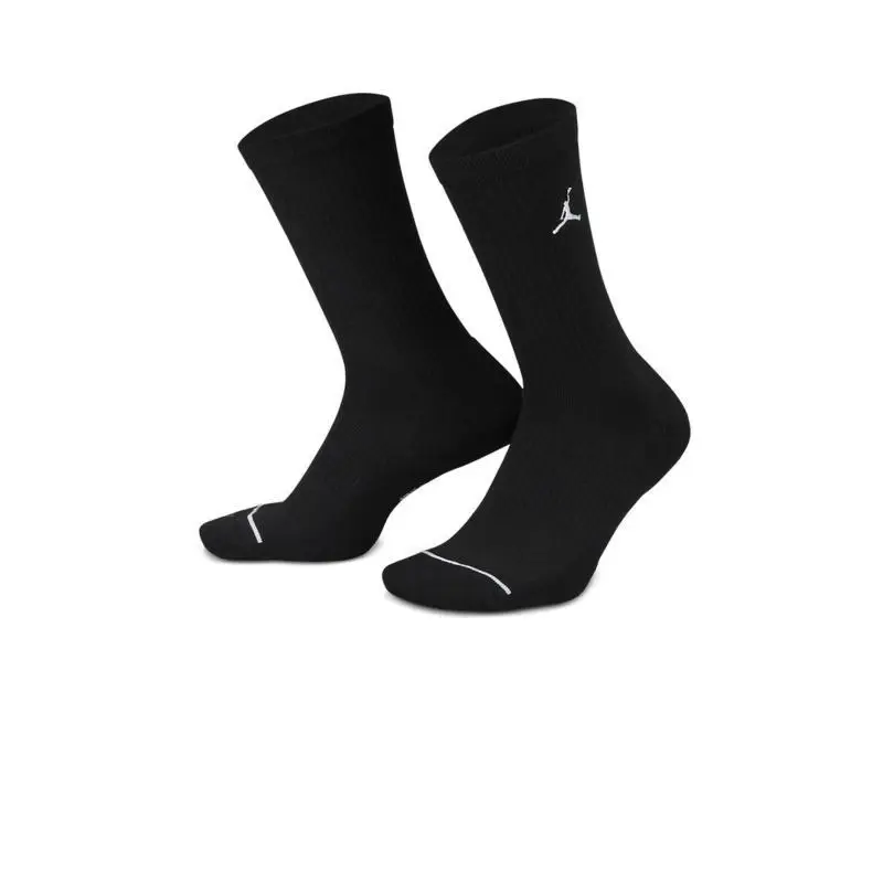 Nike 3 PACK-Jordan Everyday Crew Socks (3 pairs) black/black/black ponožky