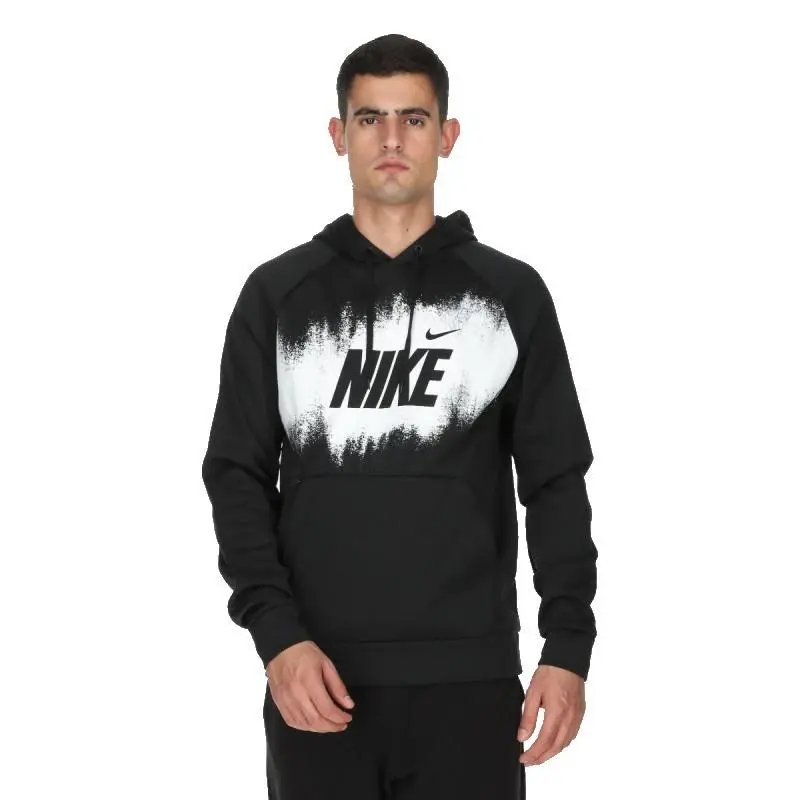 Nike M NK TF FLEECE PO HD GFX BLACK pánská mikina