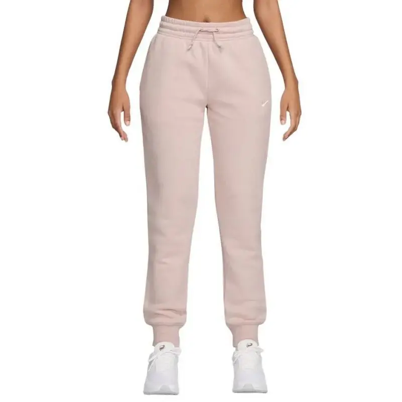 Nike W NSW PHNX FLC MR PANT STD SILT RED/SAIL dámské tepláky