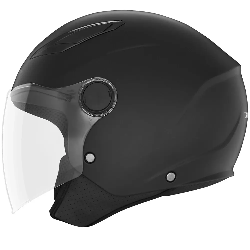 NOX N710 matná černá dětská otevřená helma na motorku