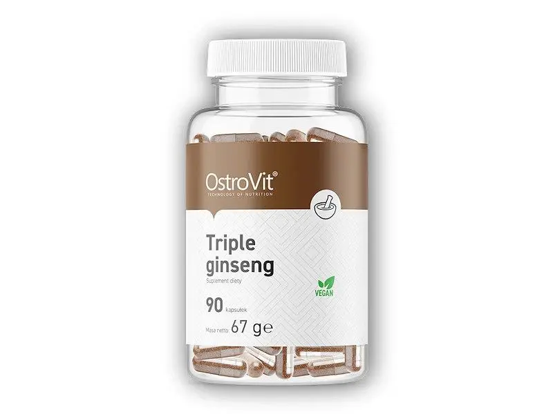 Ostrovit Triple ginseng vege 90 kapslí