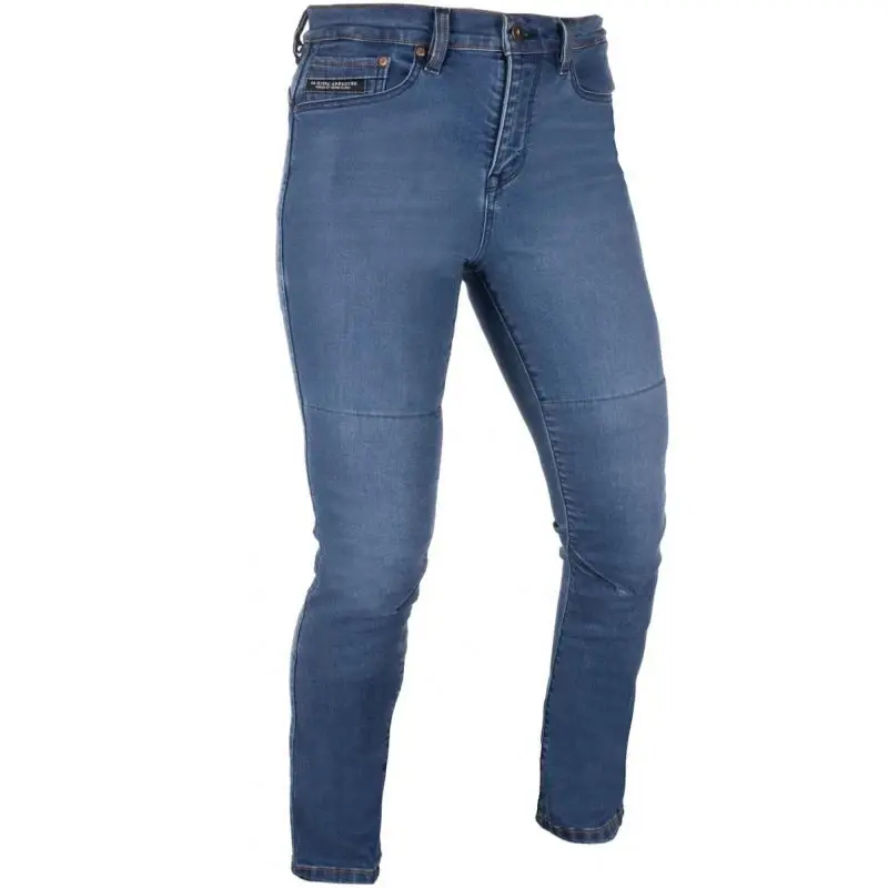 OXFORD Sofia AA straight short modré dámské džíny na motorku