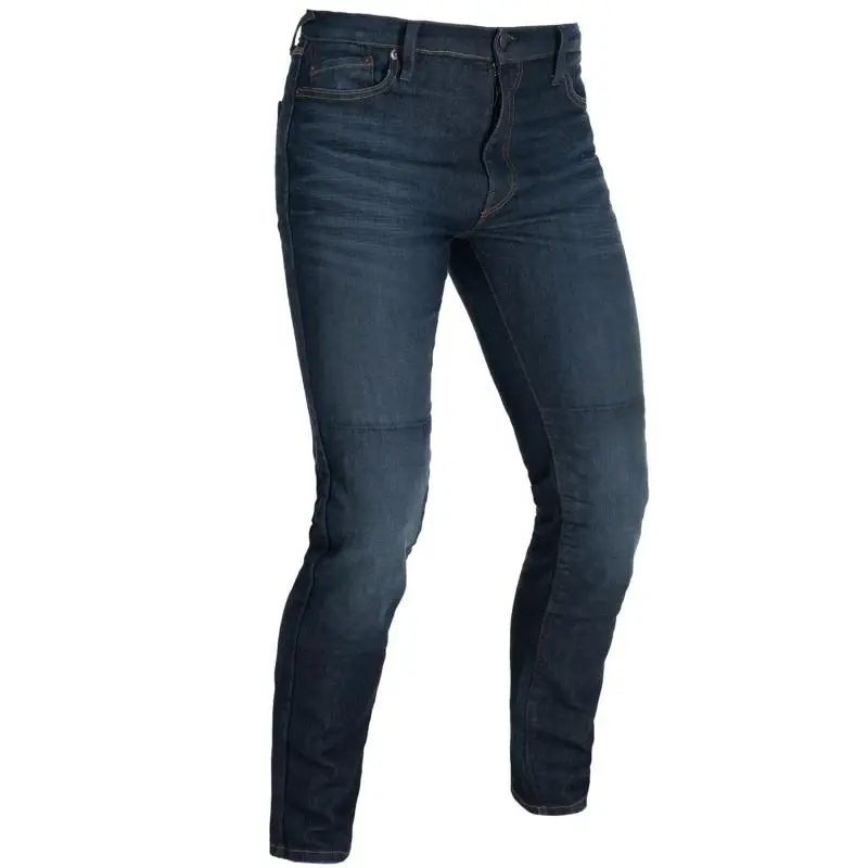OXFORD Original Approved AAA Slim Jeans seprané modré pánské motocyklové kalhoty