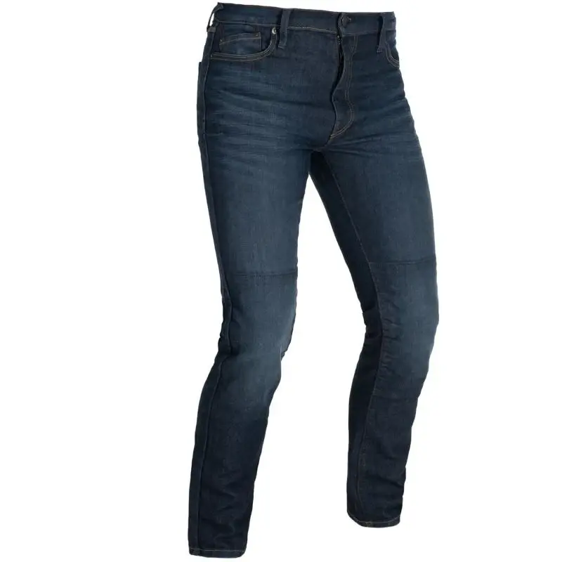 OXFORD Original Approved AAA Straight Jeans seprané modré džíny na motorku