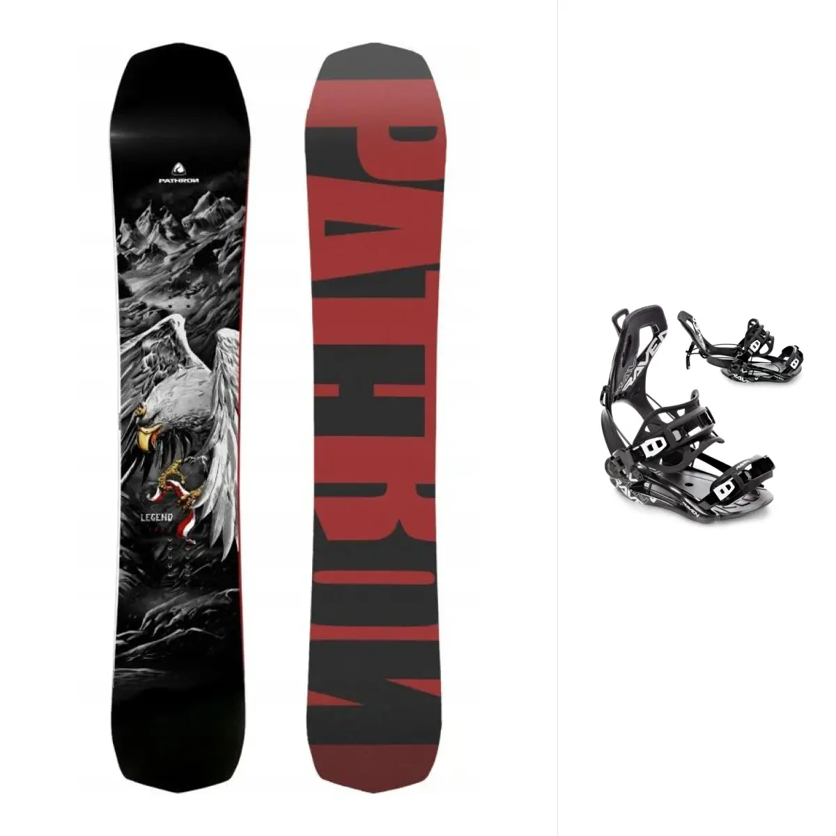 Pathron Legend 23/24 snowboard + Raven Fastec FT360 black vázání