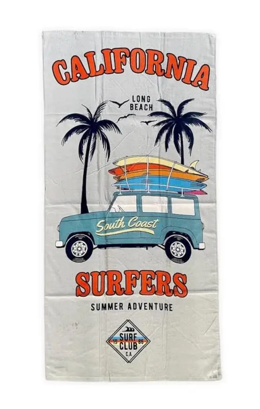 Plážová osuška Lovely Home 12151 California Surfers