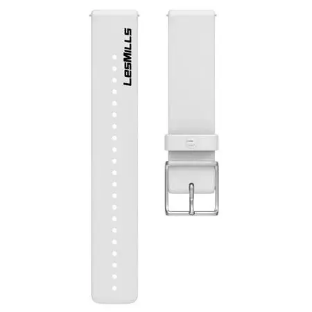 Polar LES MILLS bílý 20mm náhradní řemínek pro Ignite a Unite