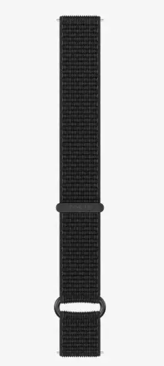 Polar nylonový řemínek se suchým zipem 22 mm černý