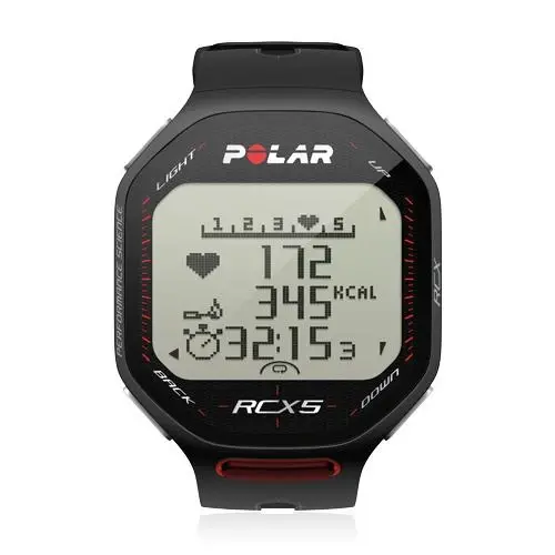 Polar RCX5 černý sporttester s hrudním pásem a Datalinkem