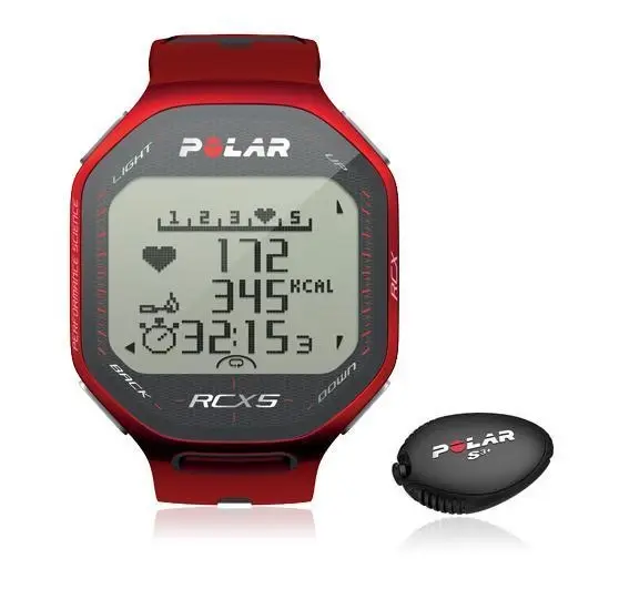 Polar RCX5 Run červený sporttester s hrudním pásem a čidlem S3
