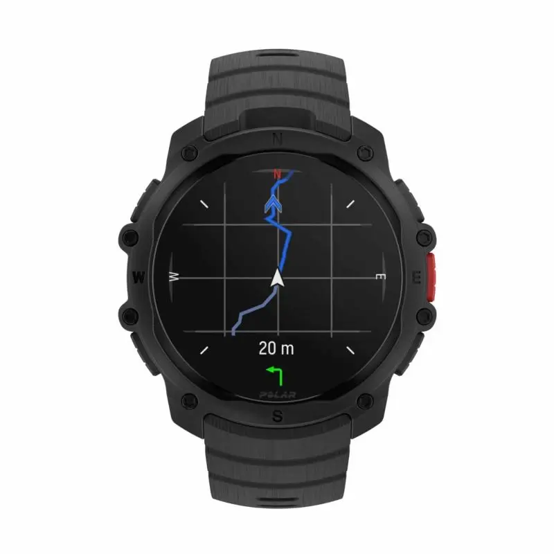 Polar Street X černé sportovní hodinky s hrudním pásem H10