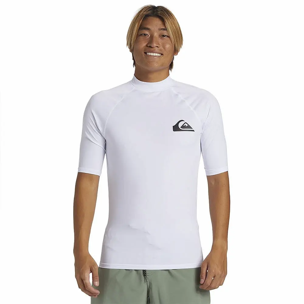 QUIKSILVER Pánské lycrové triko UPF50 krátký rukáv