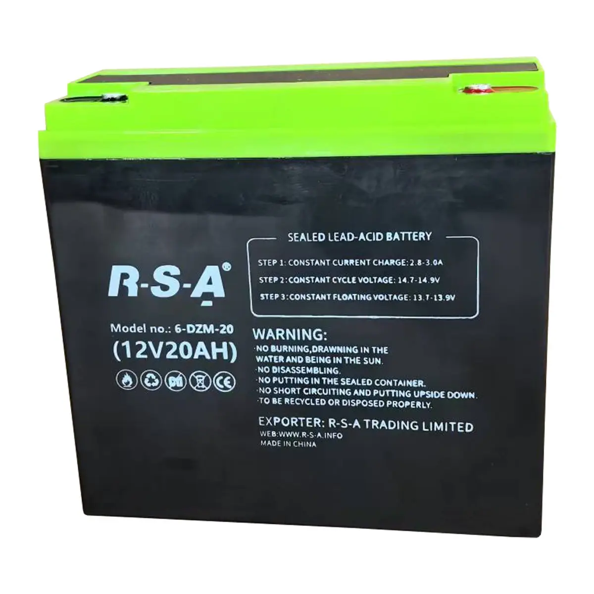 RACCEWAY Bateriový článek Pb-12V 20Ah k elektroskútru 25211220251210