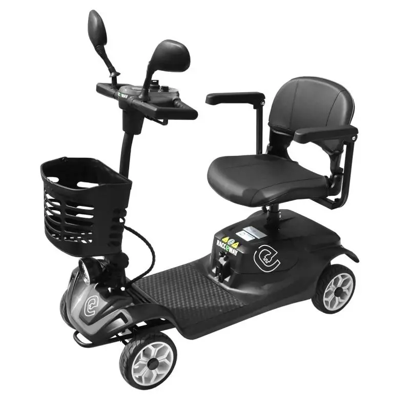 RACCEWAY Elektrický čtyřkolový vozík Solid šedý